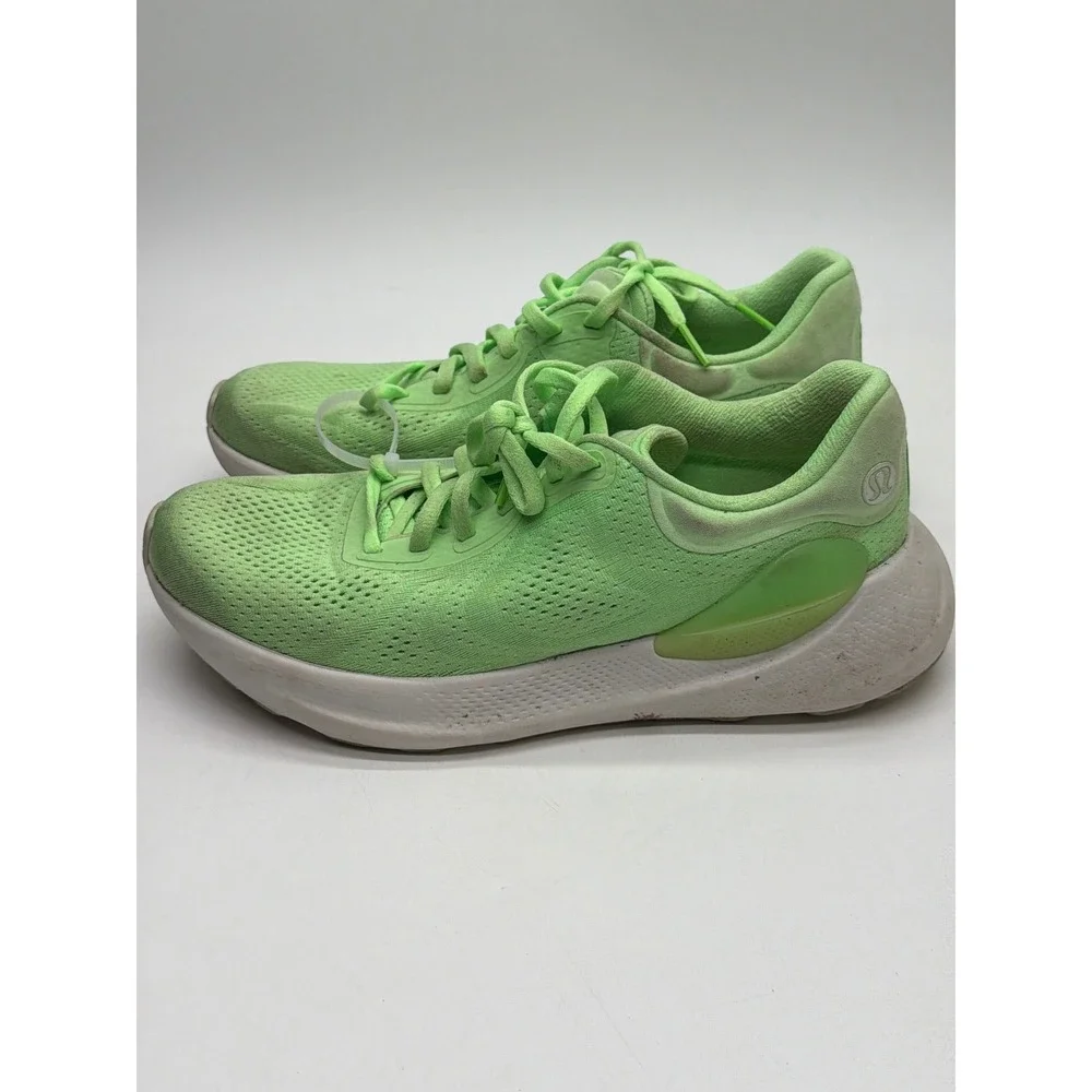 Lululemon Blissfeel 2 Womens Running Shoes Electric Lime Green Neon Sneakers